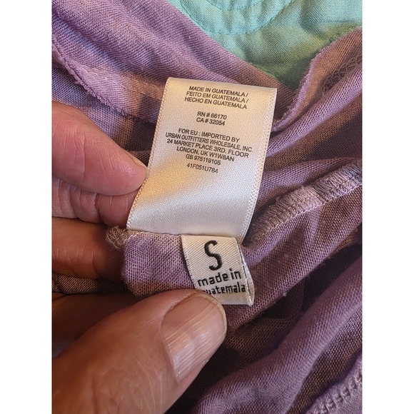 We The Free Women's Size Small Purple Flowy Lightweight Burnout Tank Top - Picture 5 of 7